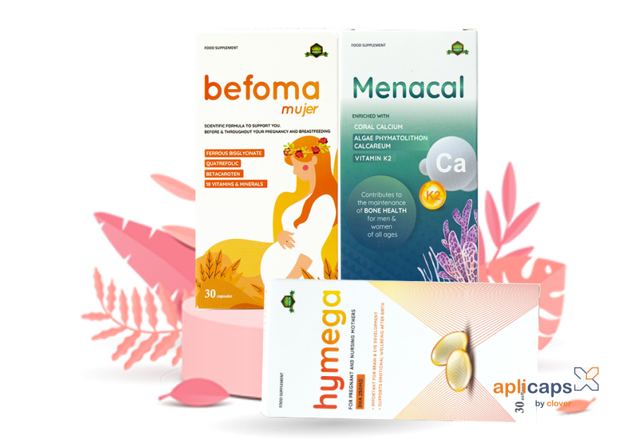 Bộ ba Aplicaps cung cấp dưỡng chất, vitamin chuẩn châu Âu cho bà bầu