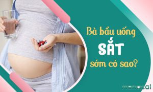 bà bầu uống canxi sớm có sao không