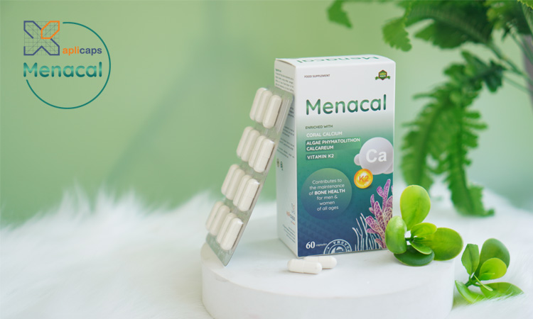 Aplicaps Menacal giúp người lớn tăng cường hấp thu canxi