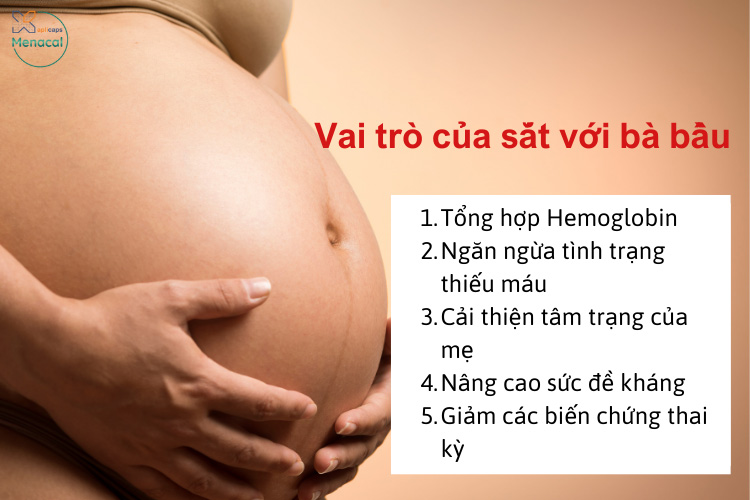 cách uống sắt canxi và DHA cho bà bầu chính xác, hiệu quả