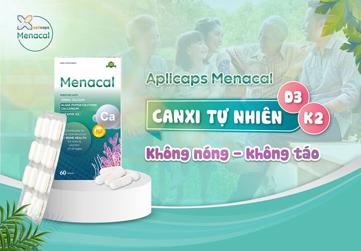 Menacal là canxi hữu cơ hay vô cơ?