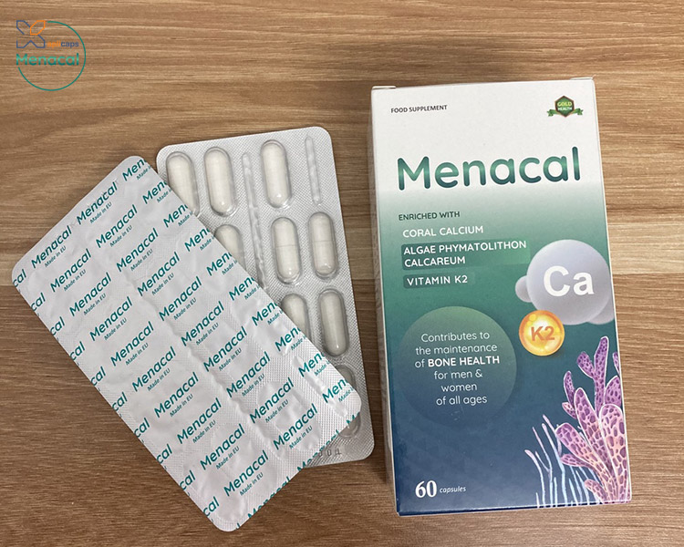 Aplicaps Menacal cung cấp canxi và dưỡng chất cho người bị gãy xương