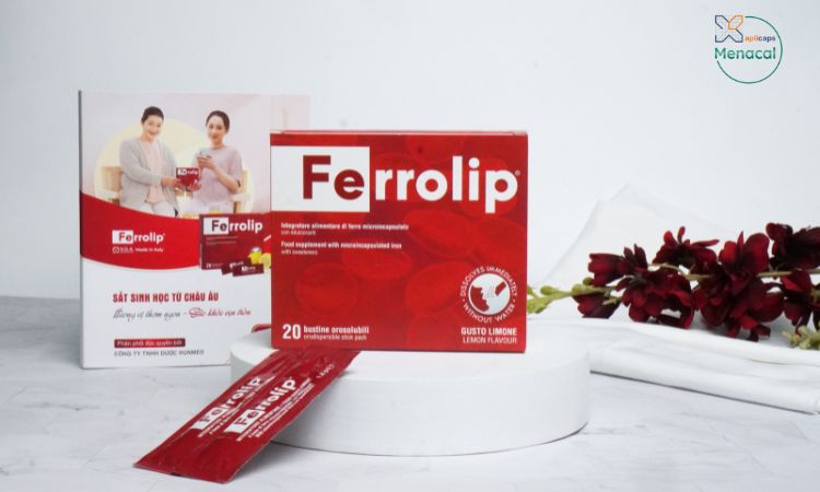 Sắt sinh học Ferrrolip - Sắt bột ngon hấp thu cao