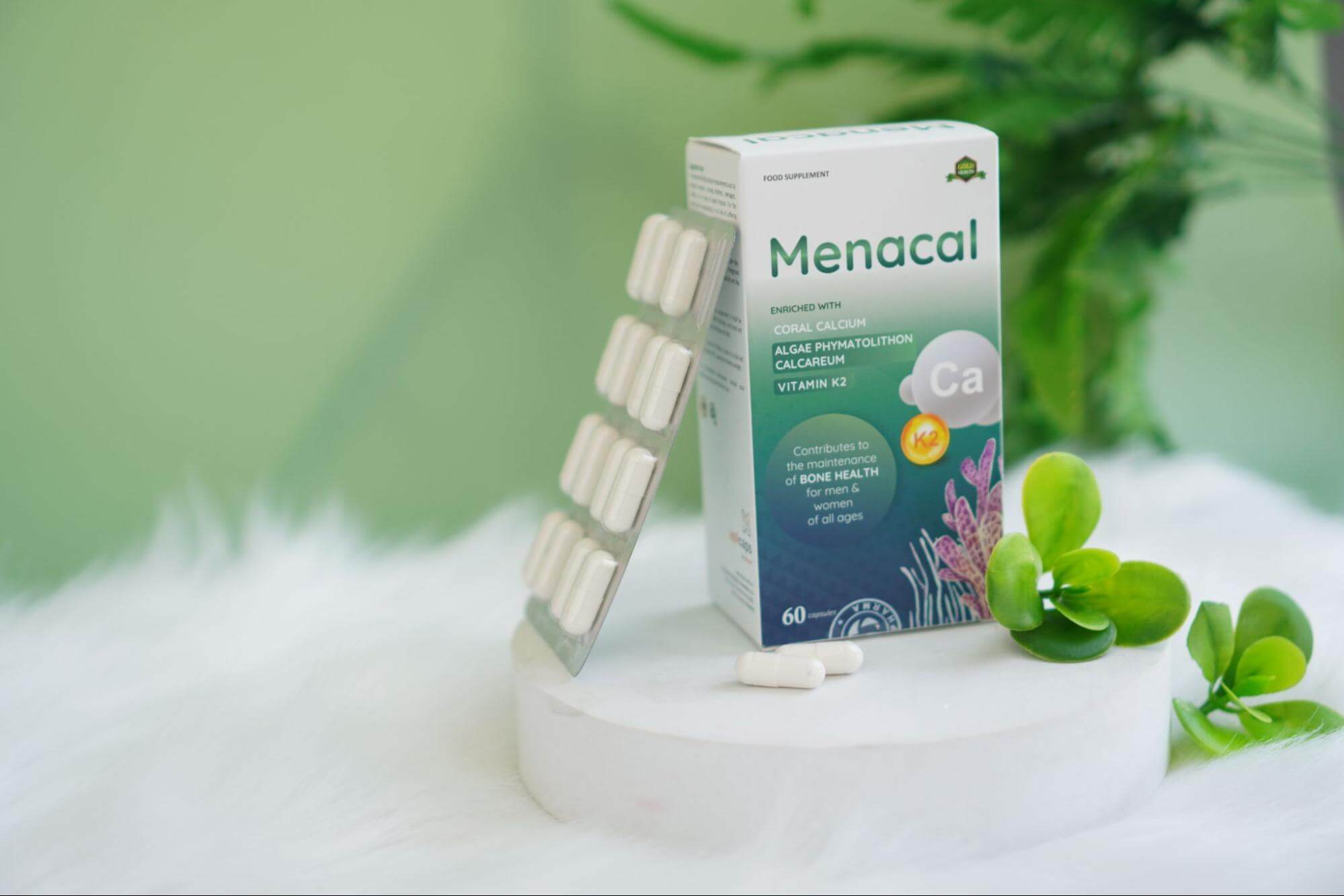 Aplicaps Menacal - Canxi hữu cơ tảo đỏ cho bà bầu