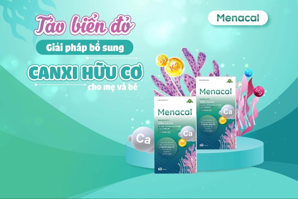 Tảo biển đỏ - Giải pháp bổ sung canxi hữu cơ cho mẹ và bé