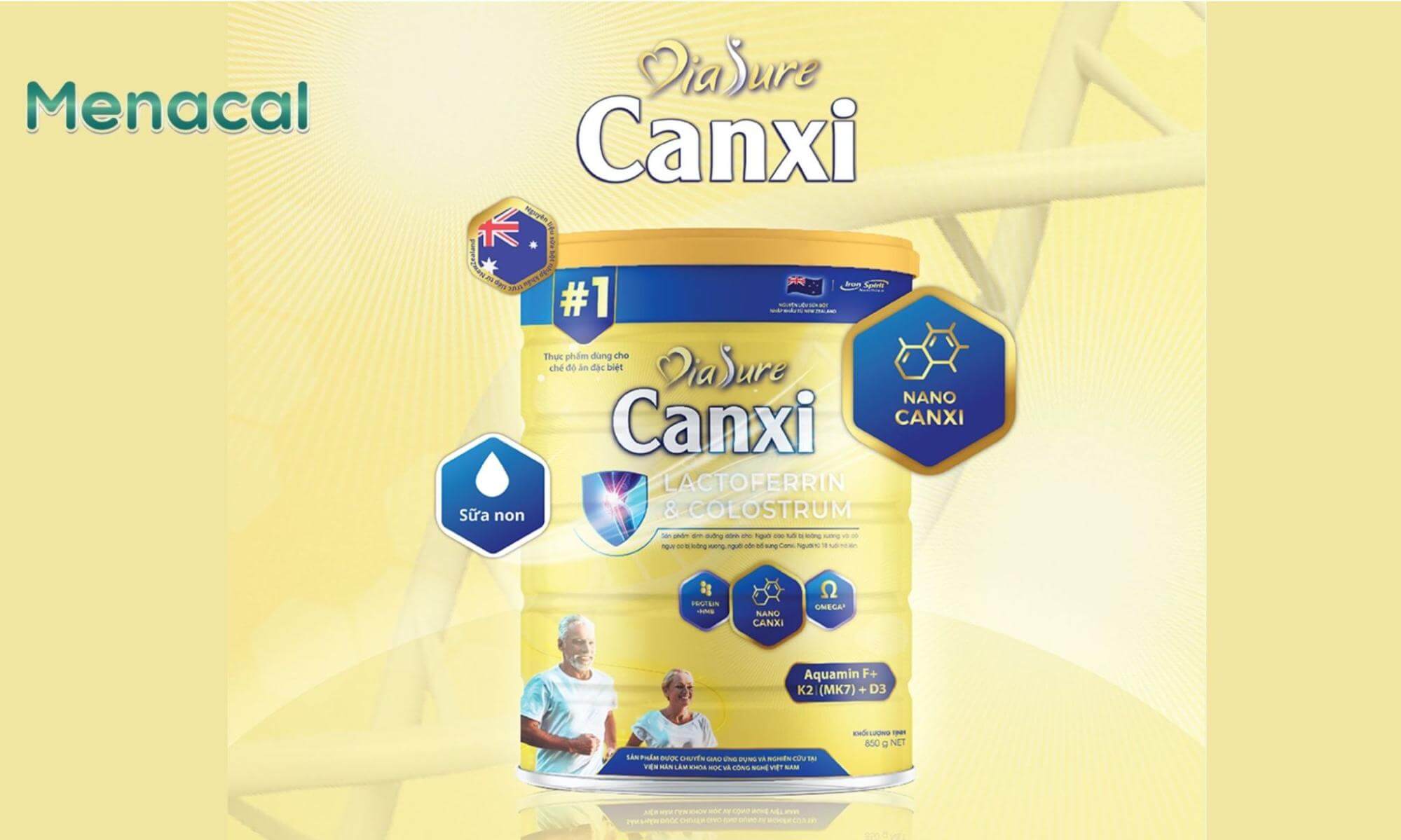 Diasure Canxi là sữa hạt tốt cho xương khớp được nhiều người lựa chọn