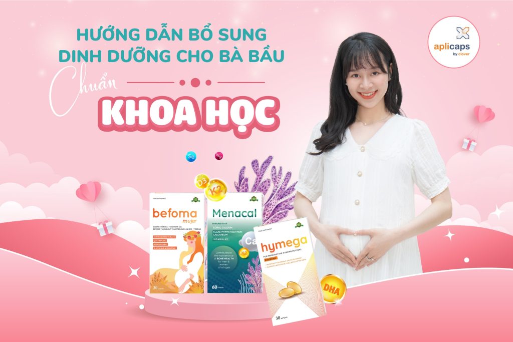 Hướng dẫn bổ sung dinh dưỡng cho bà bầu chuẩn khoa học