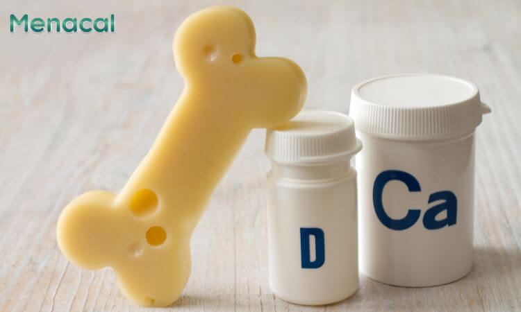 Uống vitamin D3 và canxi cùng lúc giúp cải thiện hệ thống xương