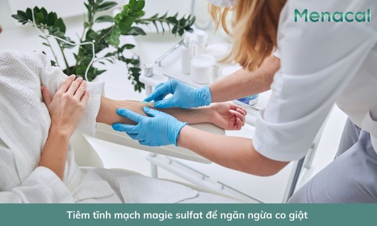 Magie sulfat thường được dùng trong điều trị sản giật