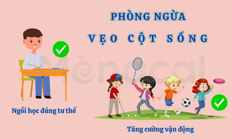 Các biện pháp phòng ngừa cong vẹo cột sống ở trẻ em