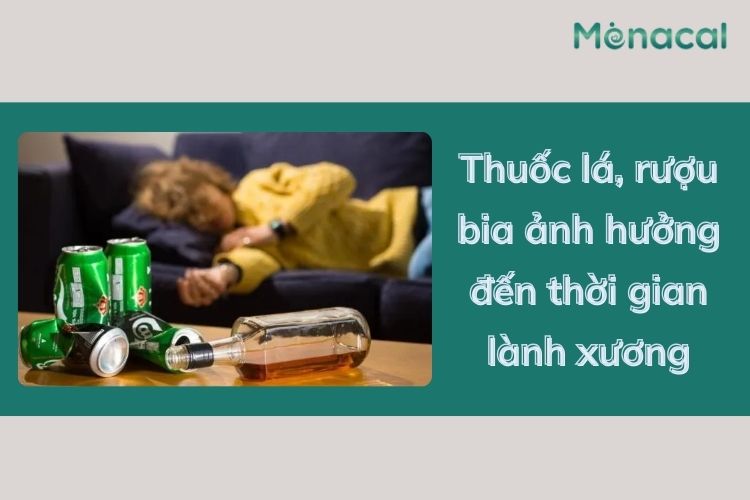 Thói quen sinh hoạt không lành mạnh ảnh hưởng đến thời gian lành xương