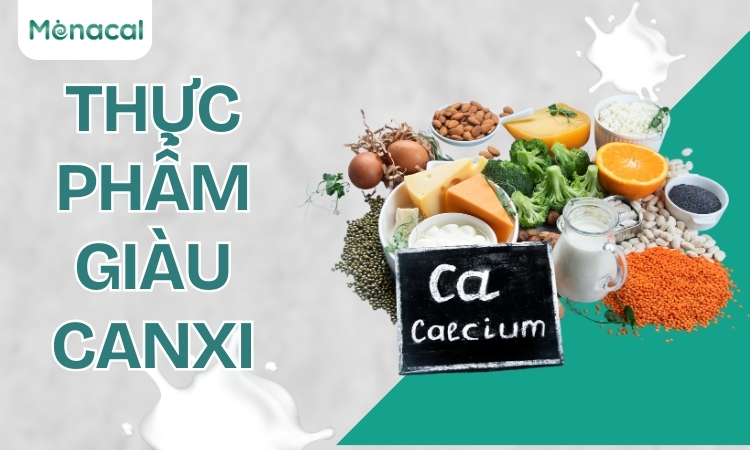 Mẹ nên sử dụng các thực phẩm giàu canxi trong chế độ ăn hàng ngày