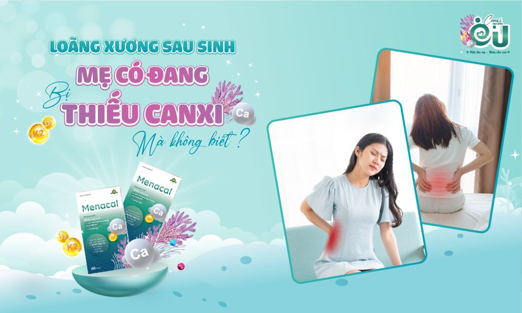 Canxi EU Menacal - Sự kết hợp của canxi tảo biển và D3&K2