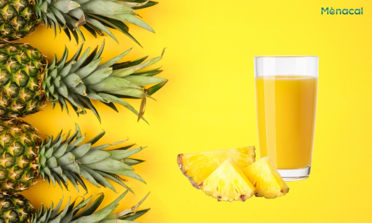 Dứa giàu vitamin C, mangan
