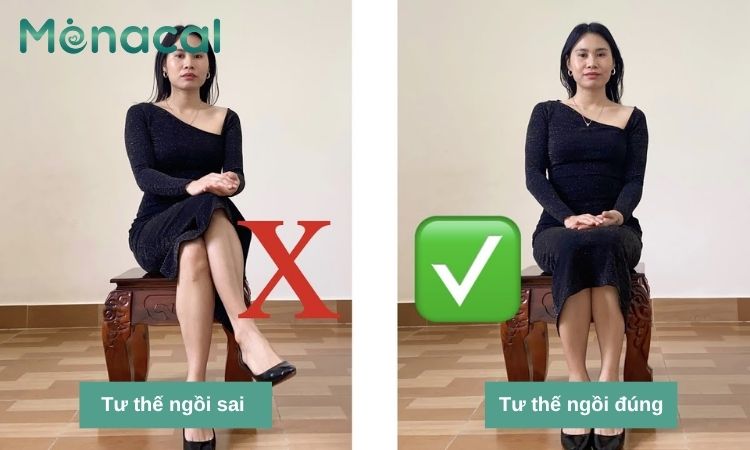 Ngồi vắt chéo chân ảnh hưởng xấu đến khung xương
