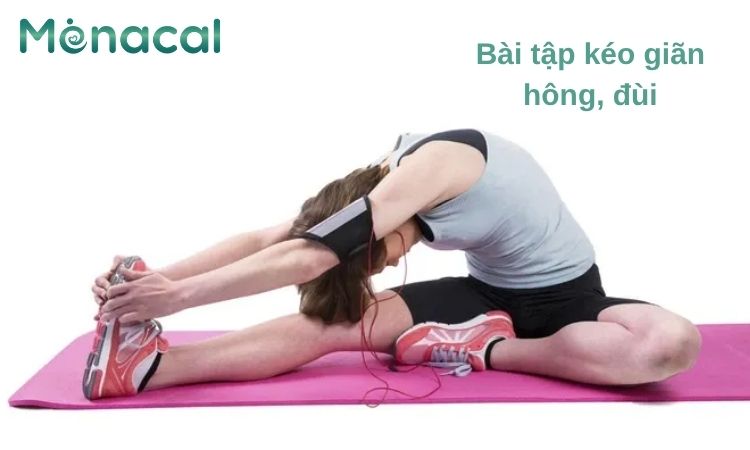 Bài tập kéo giãn hông, đùi hỗ trợ cải thiện chân vòng kiềng