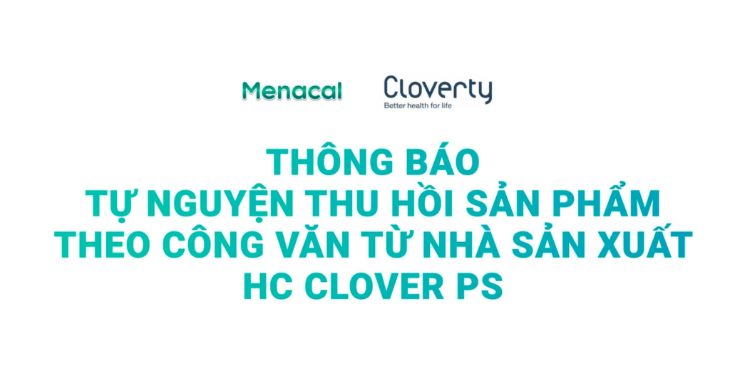 thông báo thu hồi sản phẩm